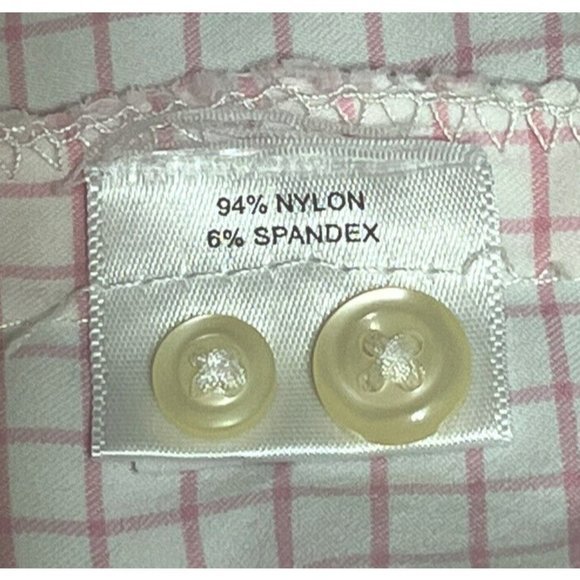 Peter Millar Crown Soft Shirt Adult XL Plaid Pink Button Down Long Sleeve Mens - Picture 4 of 4